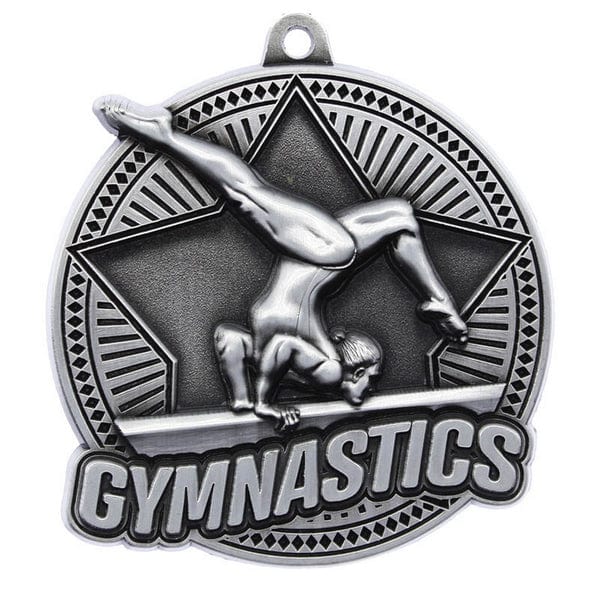 Gymnastics Medallion - Tempo Series - 2.25″ Diameter (A4130) Gymnastics Quest Awards - Medallion