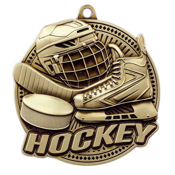 Hockey Medallion - Tempo Series - 2.25″ Diameter (A4121) Hockey Medallion Quest Awards - Medallion