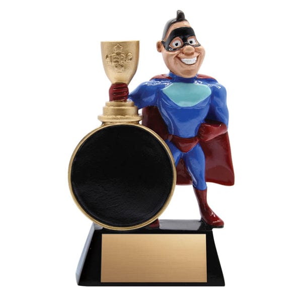 Logo Insert Trophy - Super Hero Male (A4148) Trophy Quest Awards - Trophy