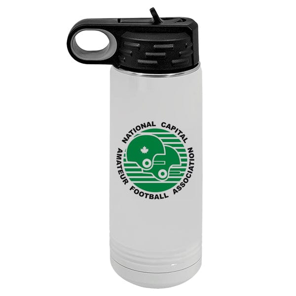 NCAFA - Polar Camel 20 oz. White Water Bottle (A7909) Skinny Tumbler Quest Awards - Travel Mug