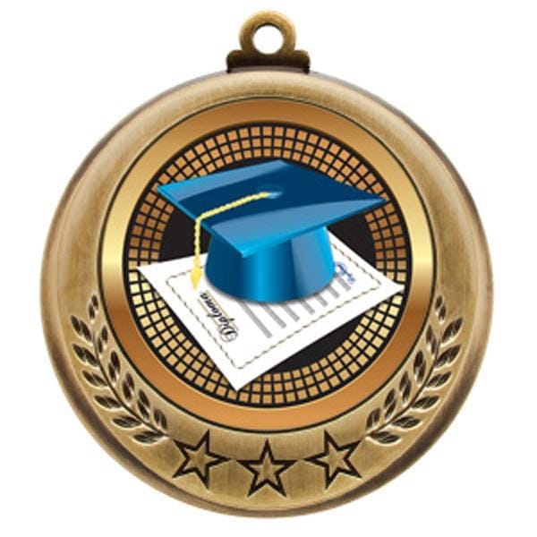 Academic Medallion - Spectrum Series - Graduation -  2 3/4