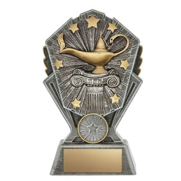 Academic Trophy - Lamp of Knowledge - Cosmos- 3 Sizes (A3610) - Quest Awards