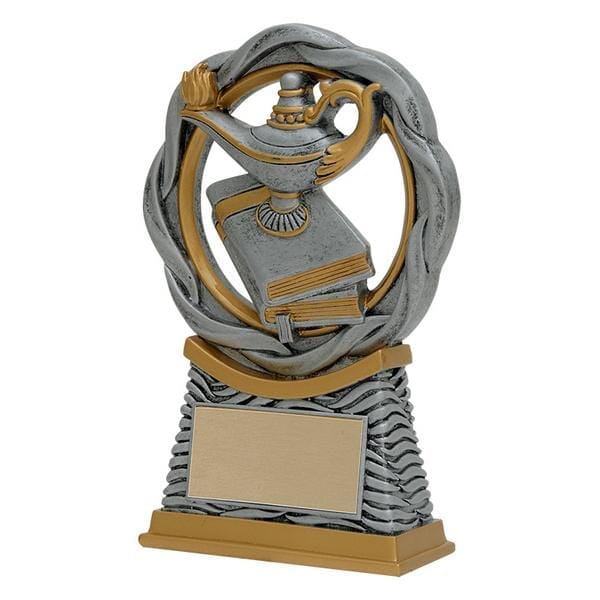 Academic Trophy - Lamp of Knowledge - Fusion - 2 Sizes (A3606) - Quest Awards