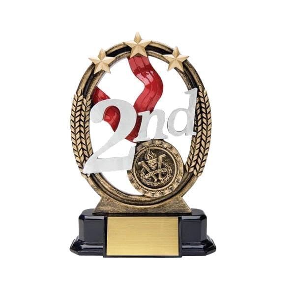 Achievement Trophy - Tri-Star 2nd Place (A2044) - Quest Awards