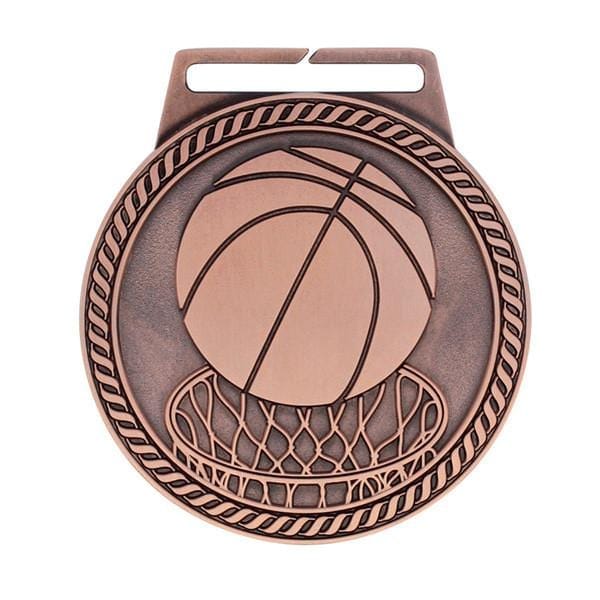 Basketball Medal - Titan Series - Wide Ribbon - 3