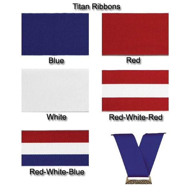 Basketball Medal - Titan Series - Wide Ribbon - 3