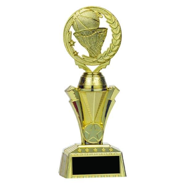 Basketball Trophy - Nexus Twister - Gold - 3 Sizes (A3243) - Quest Awards