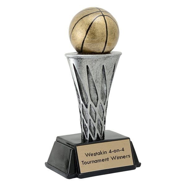 Basketball Trophy - World Class - 2 Sizes (A3299) Basketball Quest Awards - Trophy