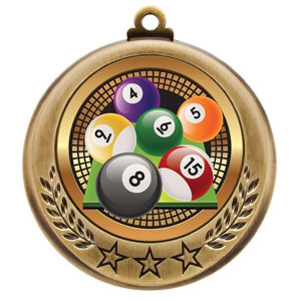 Billiards Medallion - Spectrum Series - 2 3/4