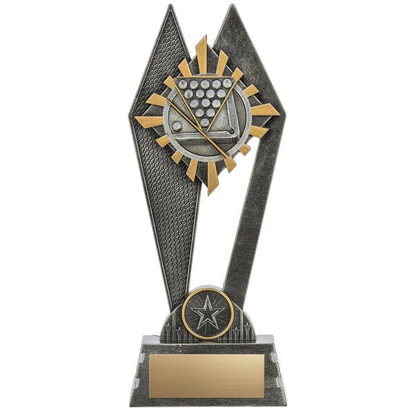 Billiards Trophy - Peak Series (A3818) Billiards Quest Awards - Trophy