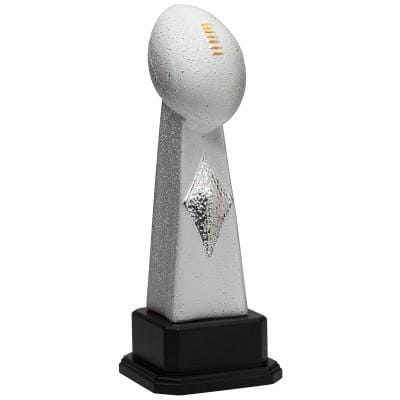 Ceramic Football Tower Trophy - (A3732) Football Quest Awards - Trophy