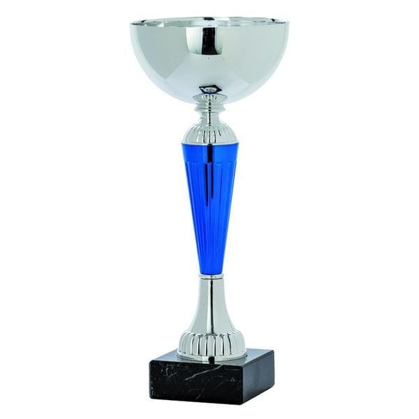 Cups - Economical - Euro Cup Blue Silver (A3414) - Quest Awards