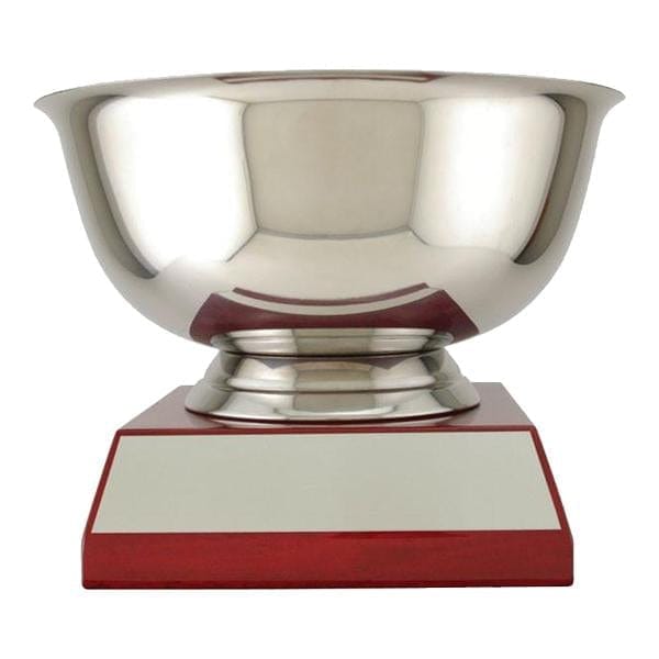 Cups - Stainless Steel - Revere Bowl on Piano-Finish Base (A2376) - Quest Awards