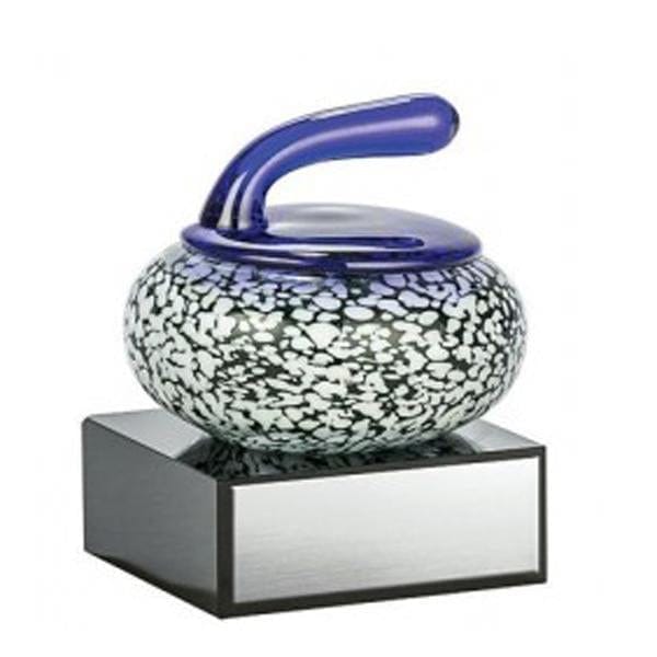 Curling - Art Glass  4 3/8