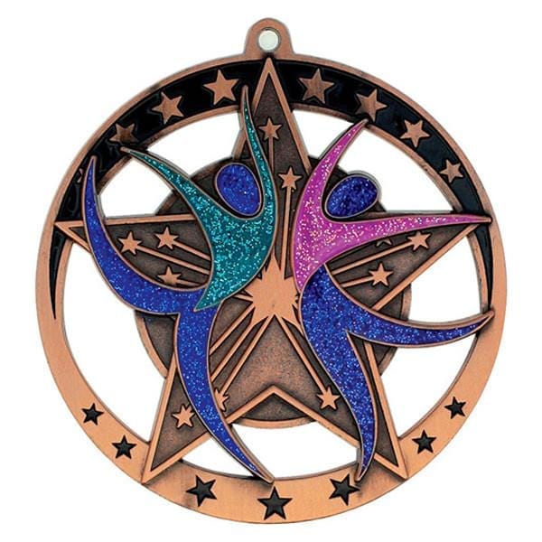 Dance Medallion - Star Series 2 3/4