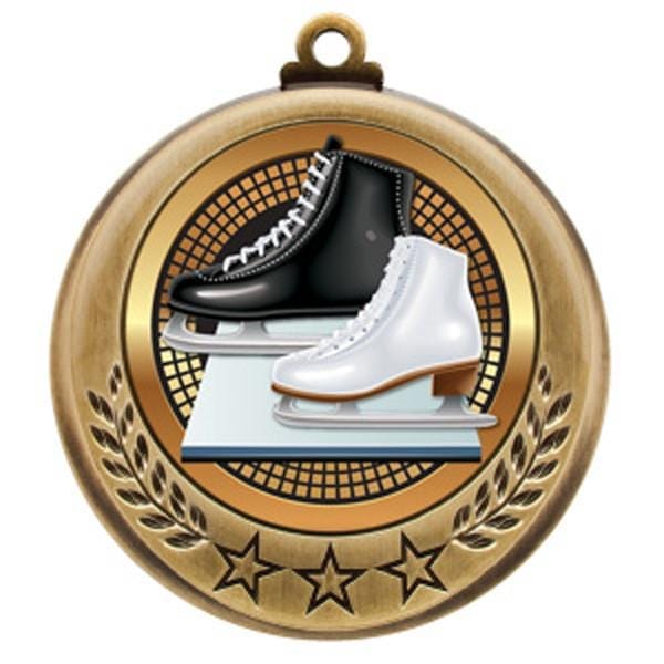 Figure Skating Medallion - Spectrum Series - 2 3/4