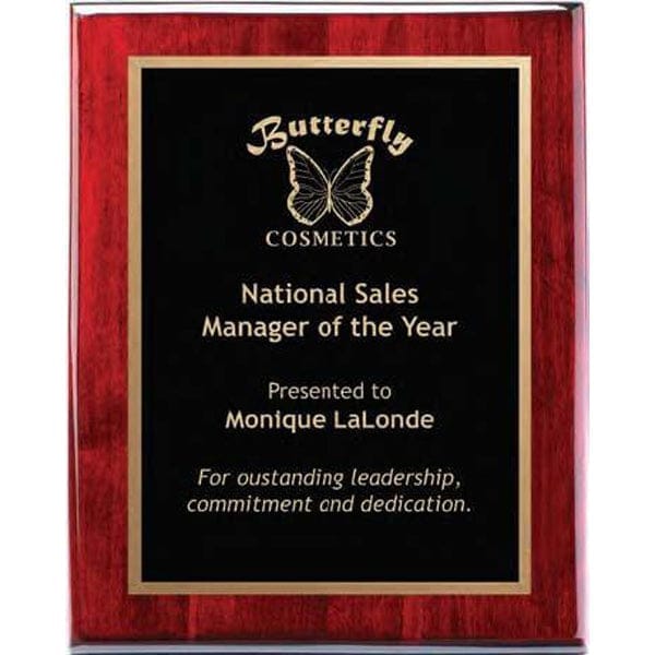 Piano Finish Plaques - Rosewood (A2895) - Quest Awards