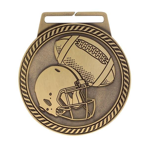 Football Medal - Titan Series - Wide Ribbon - 3