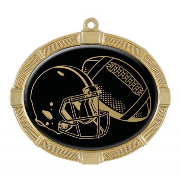 Football Medallion - Impact Series - 3 3/8