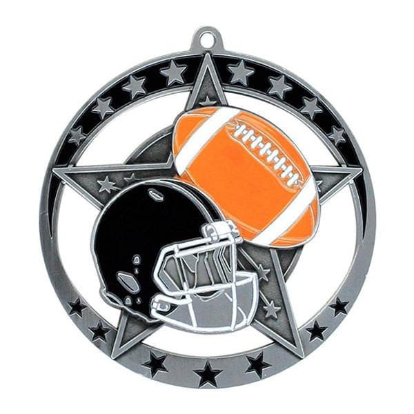 Football Medallion - Star Series 2 3/4