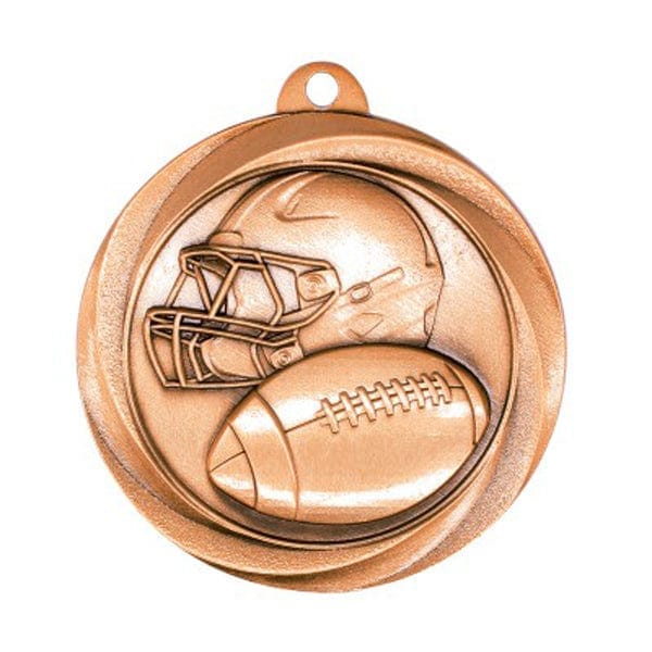 Football Medallion - Vortex Hockey - Bronze 2