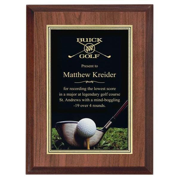 Golf Plaque - Full Colour Activity - 6