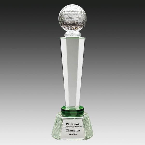 Golf Trophy - Crystal Golf Tower (A2590) - Quest Awards