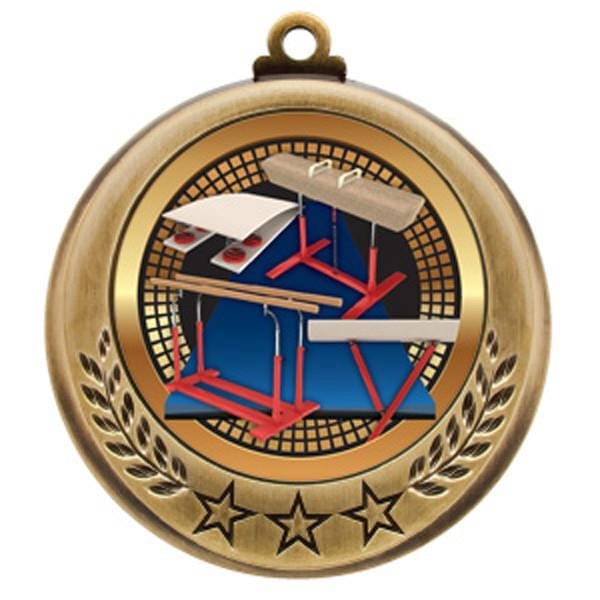 Gymnastics Medallion - Spectrum Series - 2 3/4