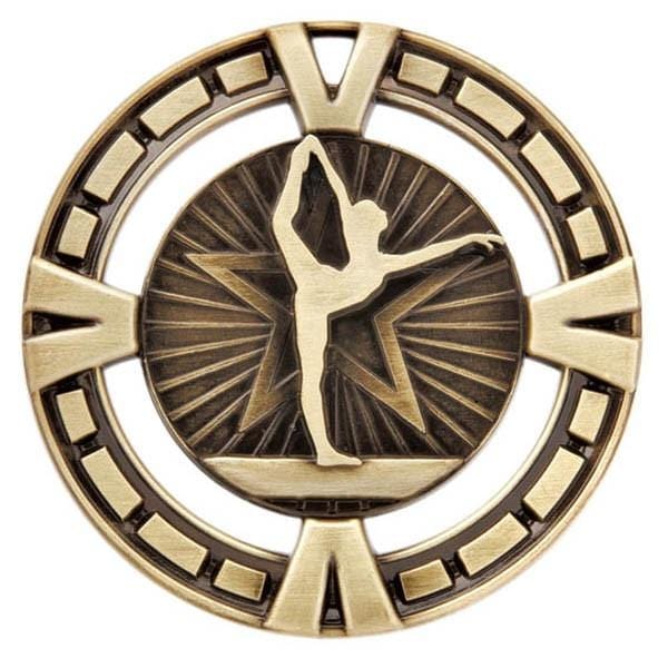 Gymnastics Medallion - Varsity Sports Medals - 2 1/2