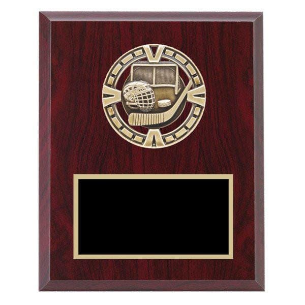 Hockey Plaque - Varsity Medal mounted on Laminate Plaque 5