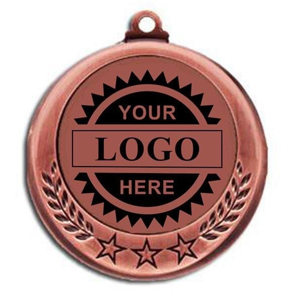 Logo Insert Medal - BRONZE Three Star - 2 3/4