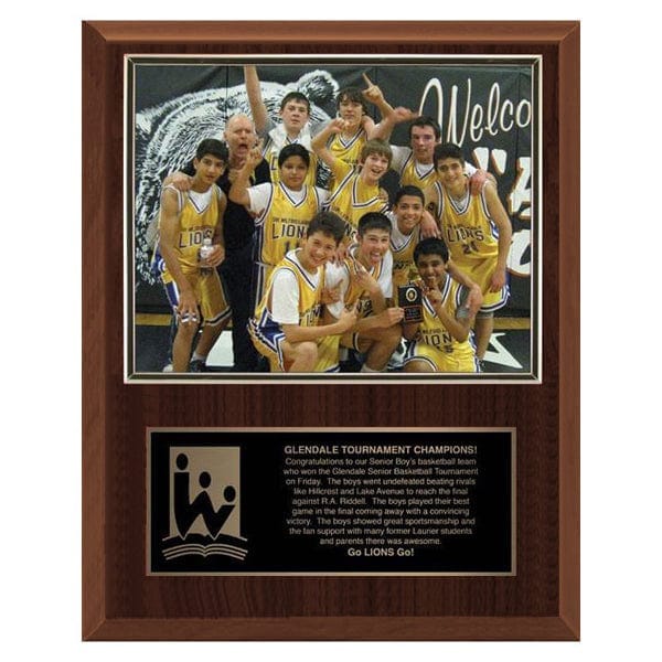 Photo Plaque - Cherrywood Laminated Plaque - 12