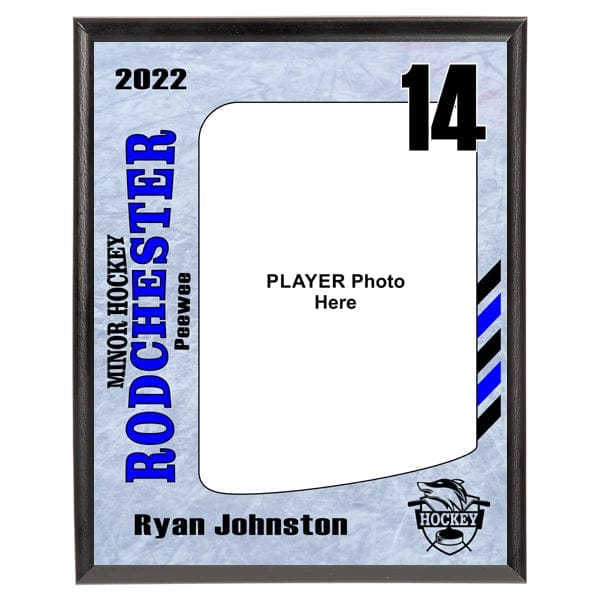 Plaque - Custom Player Full Colour Photo Plaque  (A5121) Plaque Quest Awards - Plaque