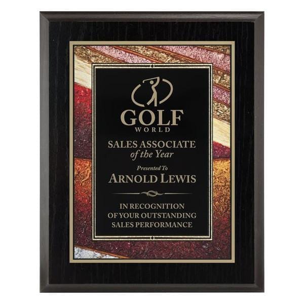 Plaque - Focus Series - Gold (A2912) - Quest Awards