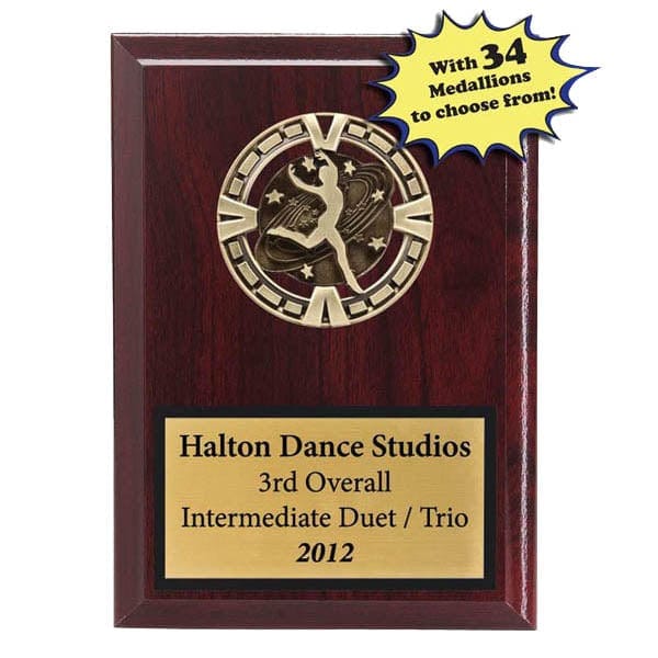 Plaque - Varsity Medallion Plaque - 5