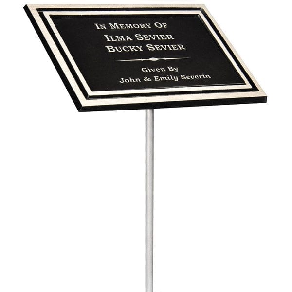 Plaques - Cast Aluminum Stake Plaque - 4