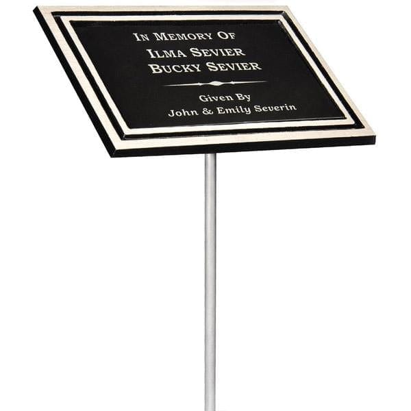 Plaques - Cast Aluminum Stake Plaque - 8