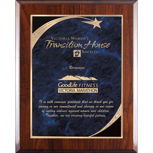 Plaques - Shooting Star Blue Marble (A2936) - Quest Awards