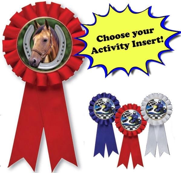 Ribbon - Rosette Ribbon with Activity Insert (A2952) - Quest Awards