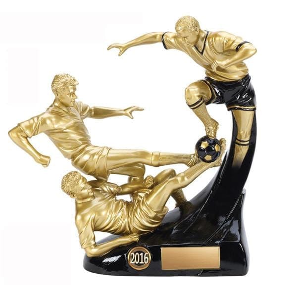 Soccer - Evolution Triple Male Soccer Trophy (A2978) - Quest Awards