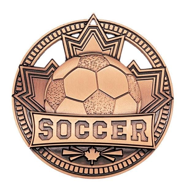 Soccer Medallion - Bronze Patriot 2 3/4