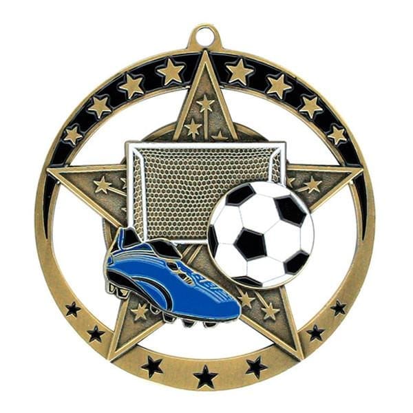 Soccer Medallion - Star Series 2 3/4