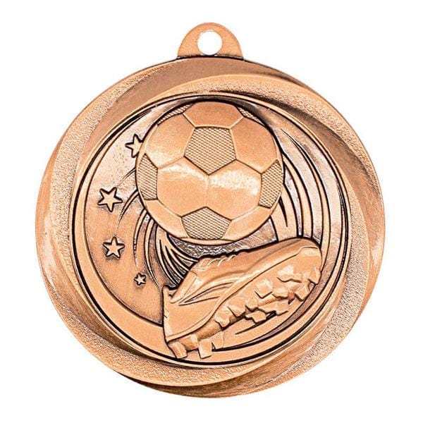 Soccer Medallion - Vortex Soccer - Bronze 2