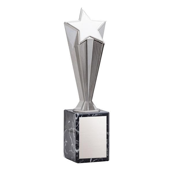 Star Award - Metal Star Marble Base - Silver (A3205) - Quest Awards