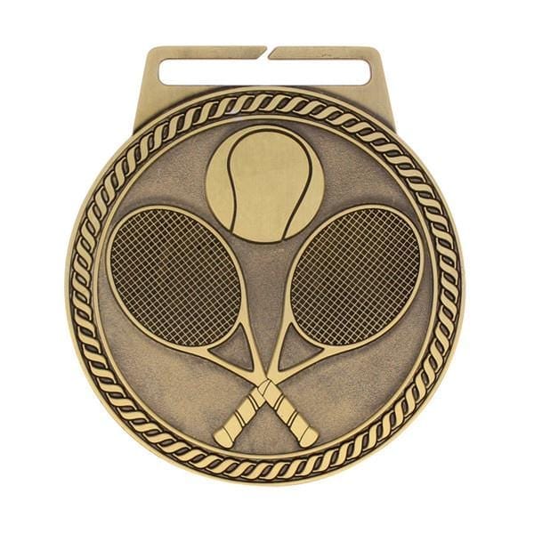 Tennis Medal - Titan Series - Wide Ribbon - 3